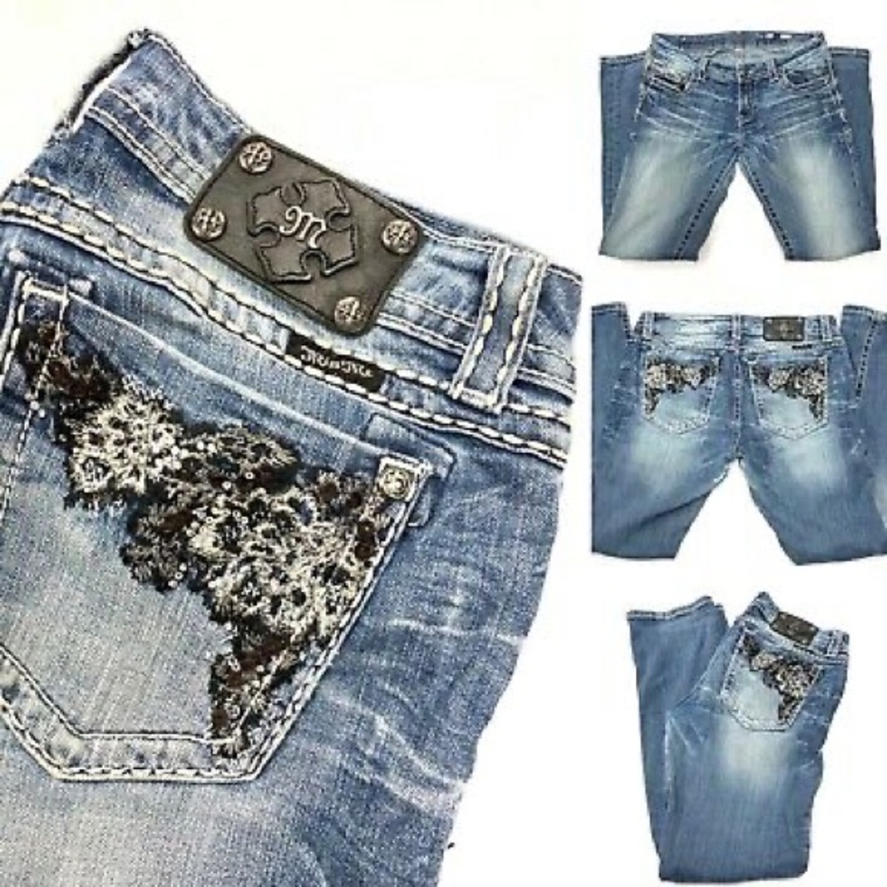 NWOT MISS ME JE5640TL STRAIGHT LEG JEANS